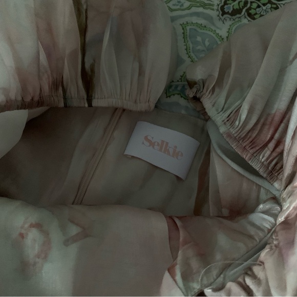 Selkie Peach Venus Puff Dress - Picture 2 of 7